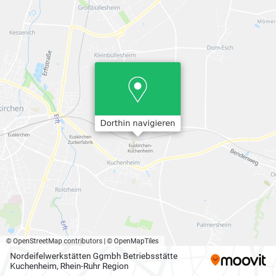 Nordeifelwerkstätten Ggmbh Betriebsstätte Kuchenheim Karte