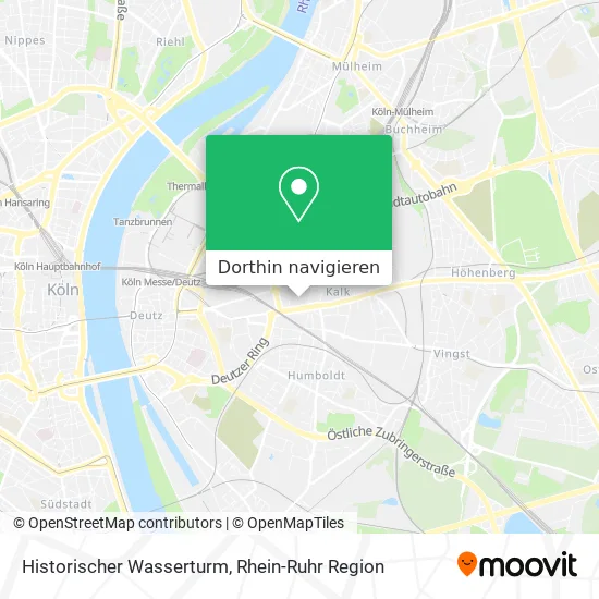 Historischer Wasserturm Karte