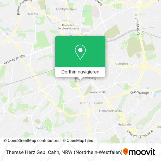 Therese Herz Geb. Cahn Karte