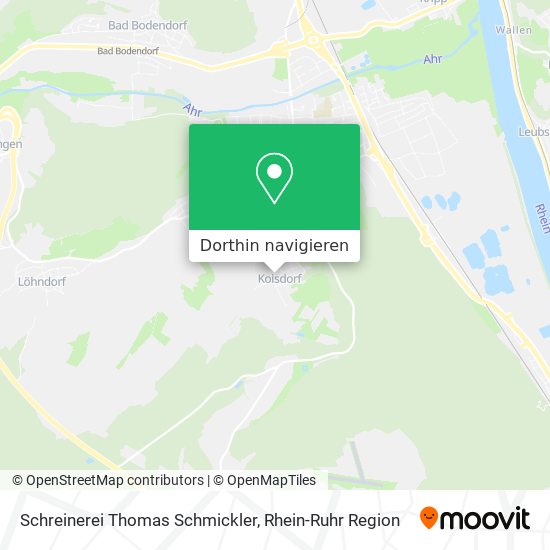 Schreinerei Thomas Schmickler Karte