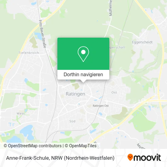 Anne-Frank-Schule Karte