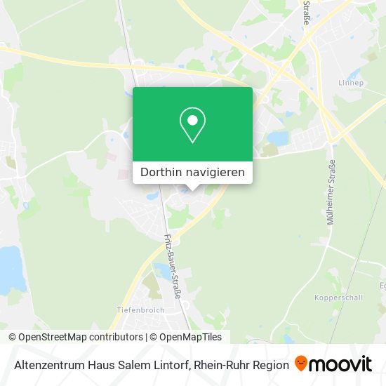 Altenzentrum Haus Salem Lintorf Karte