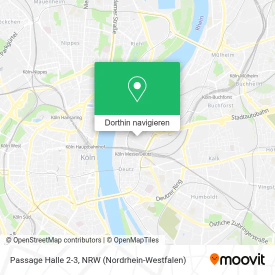 Passage Halle 2-3 Karte