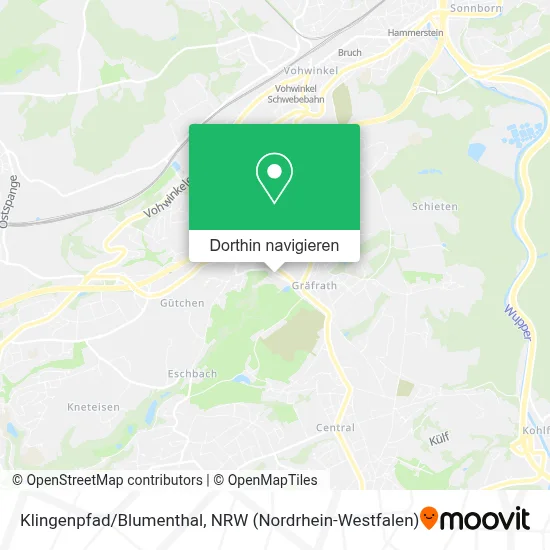 Klingenpfad/Blumenthal Karte