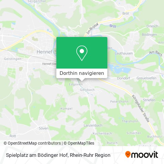 Spielplatz am Bödinger Hof Karte