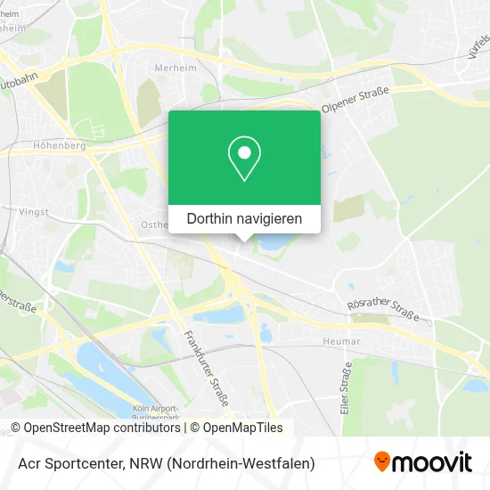 Acr Sportcenter Karte