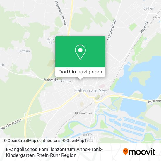 Evangelisches Familienzentrum Anne-Frank-Kindergarten Karte