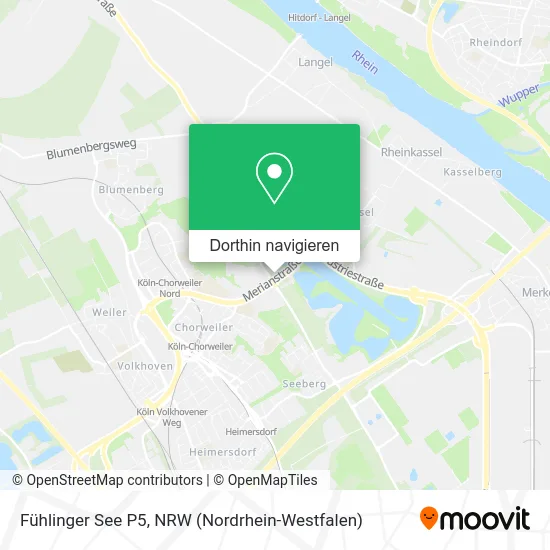 Fühlinger See P5 Karte