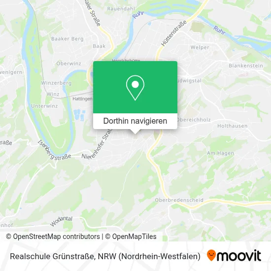 Realschule Grünstraße Karte