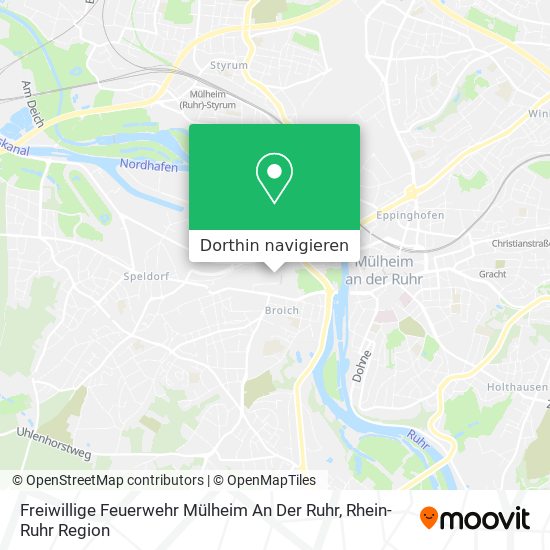 Freiwillige Feuerwehr Mülheim An Der Ruhr Karte