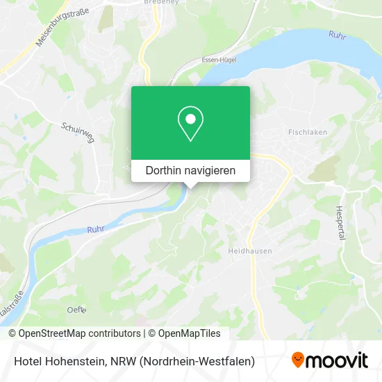 Hotel Hohenstein Karte