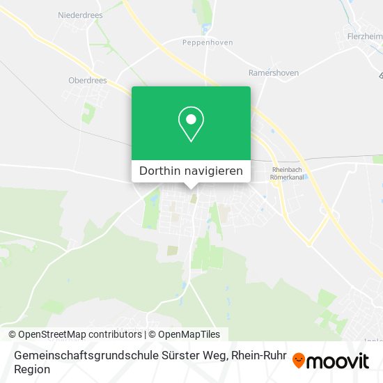 Gemeinschaftsgrundschule Sürster Weg Karte
