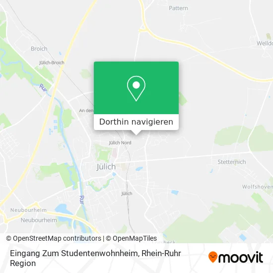 Eingang Zum Studentenwohnheim Karte