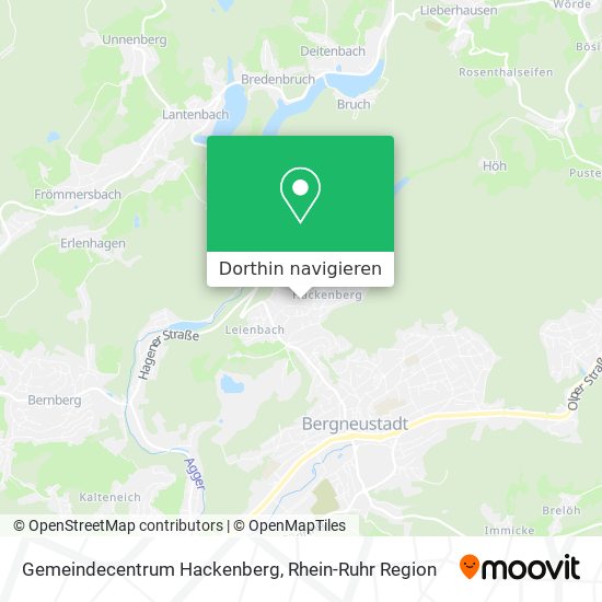 Gemeindecentrum Hackenberg Karte