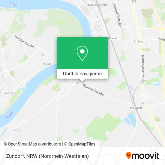 Zündorf Karte