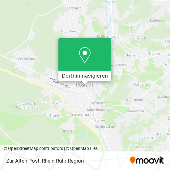 Zur Alten Post Karte