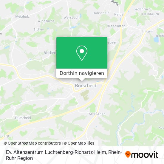 Ev. Altenzentrum Luchtenberg-Richartz-Heim Karte
