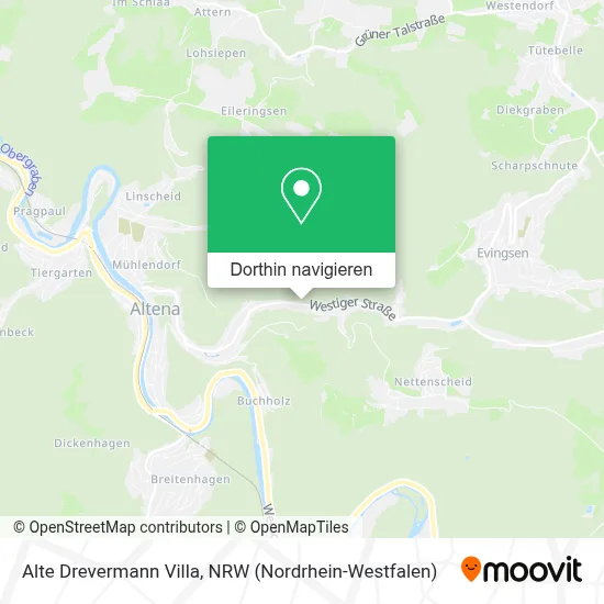 Alte Drevermann Villa Karte