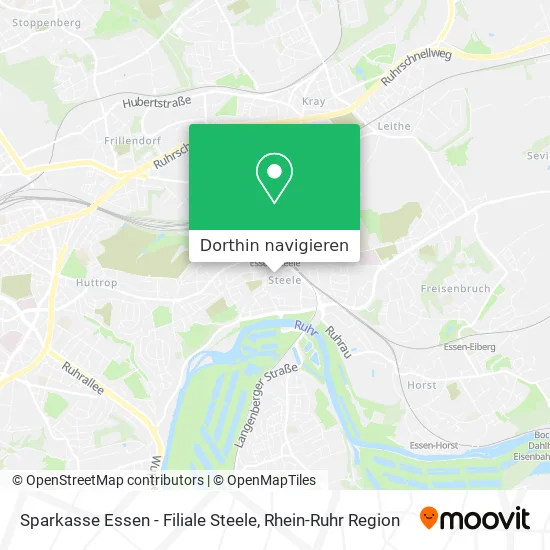 Sparkasse Essen - Filiale Steele Karte
