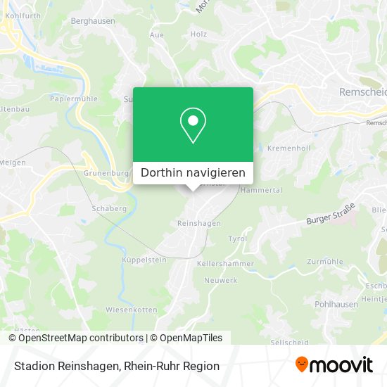 Stadion Reinshagen Karte
