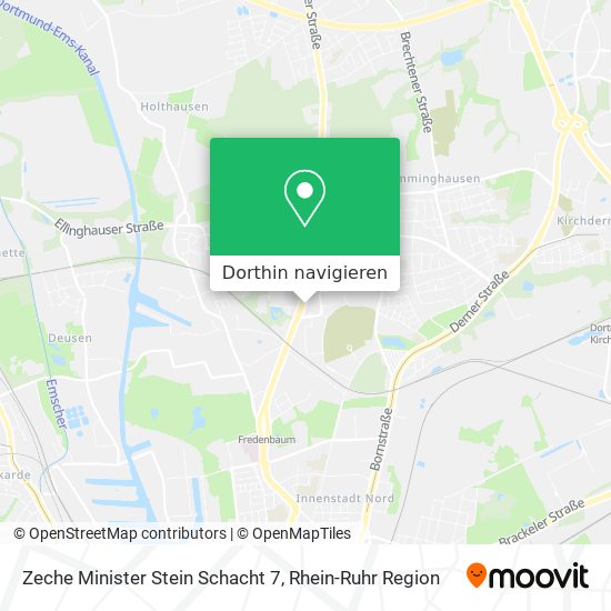 Zeche Minister Stein Schacht 7 Karte