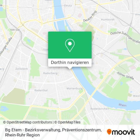 Bg Etem - Bezirksverwaltung, Präventionszentrum Karte