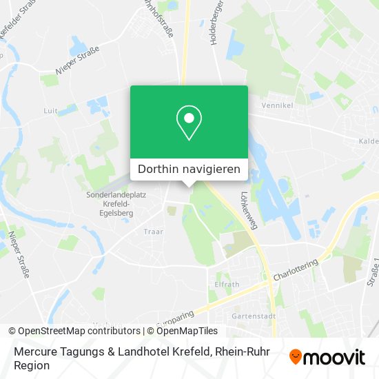 Mercure Tagungs & Landhotel Krefeld Karte
