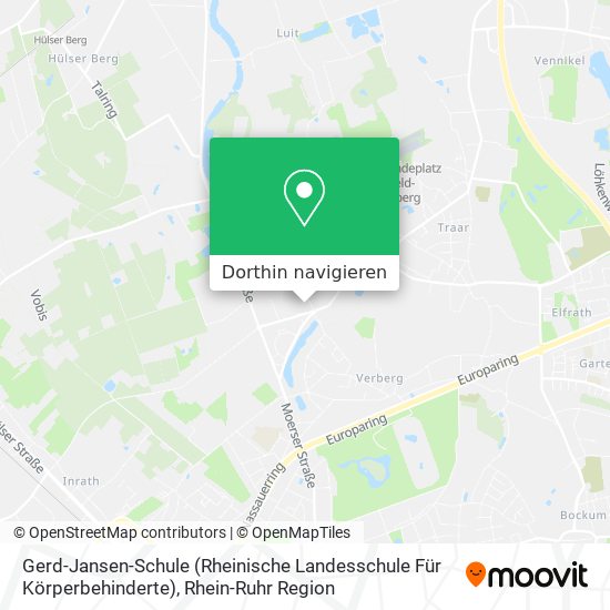 Gerd-Jansen-Schule (Rheinische Landesschule Für Körperbehinderte) Karte