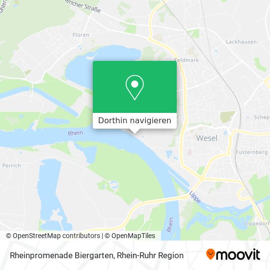Rheinpromenade Biergarten Karte