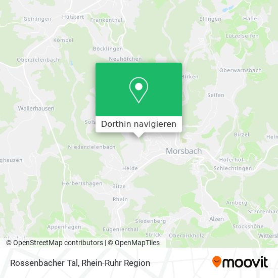 Rossenbacher Tal Karte