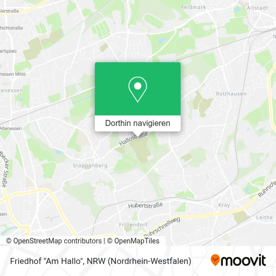 Friedhof "Am Hallo" Karte