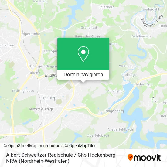 Albert-Schweitzer-Realschule / Ghs Hackenberg Karte