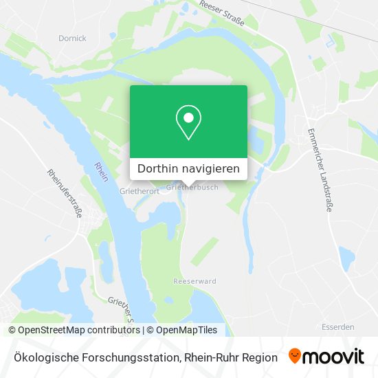Ökologische Forschungsstation Karte
