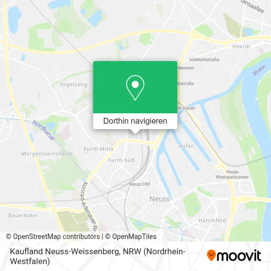 Kaufland Neuss-Weissenberg Karte