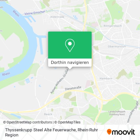 Thyssenkrupp Steel Alte Feuerwache Karte