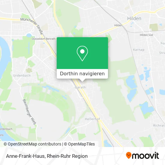 Anne-Frank-Haus Karte