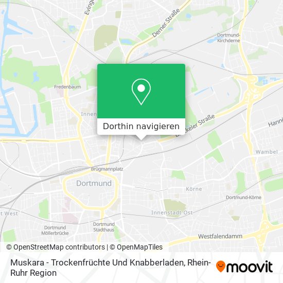 Muskara - Trockenfrüchte Und Knabberladen Karte