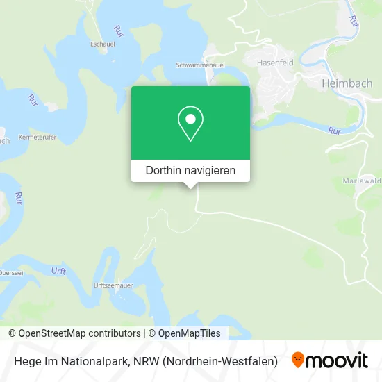 Hege Im Nationalpark Karte