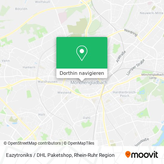 Eazytroniks / DHL Paketshop Karte