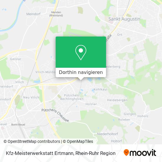 Kfz-Meisterwerkstatt Ertmann Karte