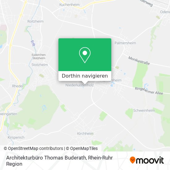 Architekturbüro Thomas Buderath Karte