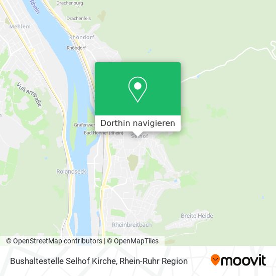 Bushaltestelle Selhof Kirche Karte