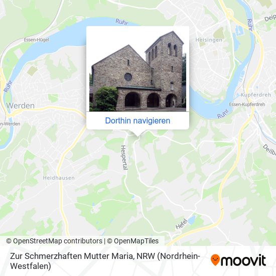 Zur Schmerzhaften Mutter Maria Karte