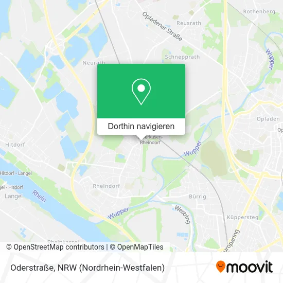 Oderstraße Karte