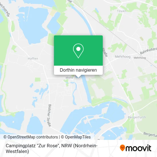 Campingplatz "Zur Rose" Karte