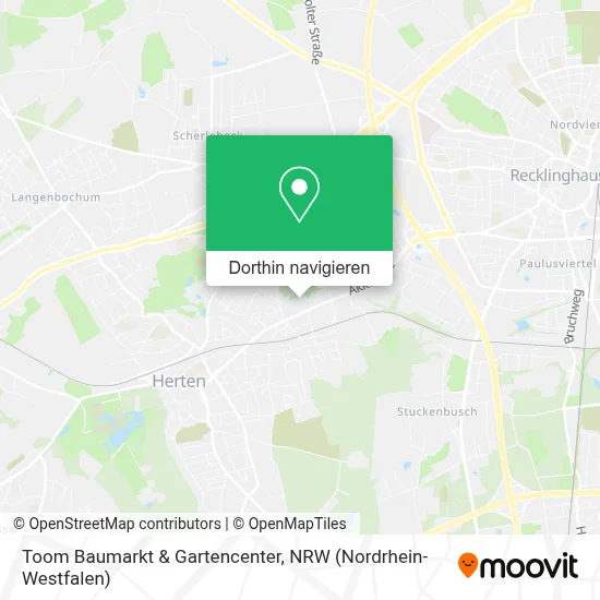 Toom Baumarkt & Gartencenter Karte