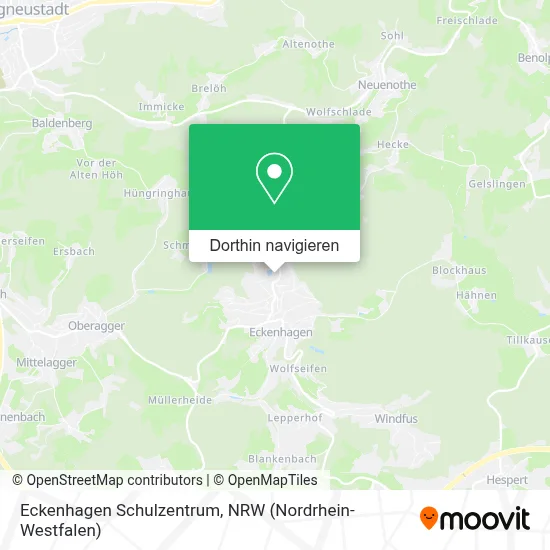 Eckenhagen Schulzentrum Karte