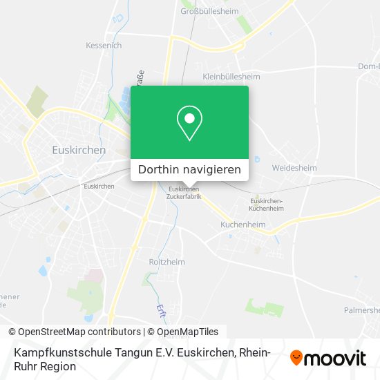 Kampfkunstschule Tangun E.V. Euskirchen Karte