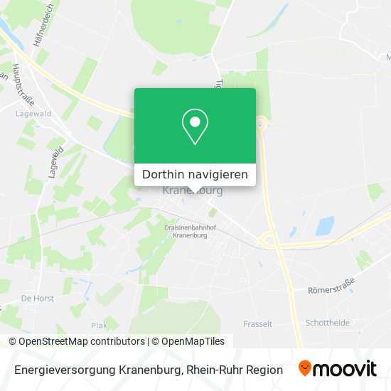 Energieversorgung Kranenburg Karte