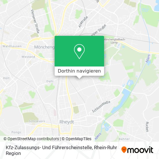 Kfz-Zulassungs- Und Führerscheinstelle Karte